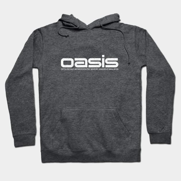 OASIS (Ready Player One, Halliday, Anorak, White) Hoodie by marcovhv